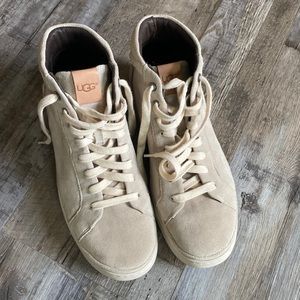 Mens or Womens UGG suede lace up booties size 10